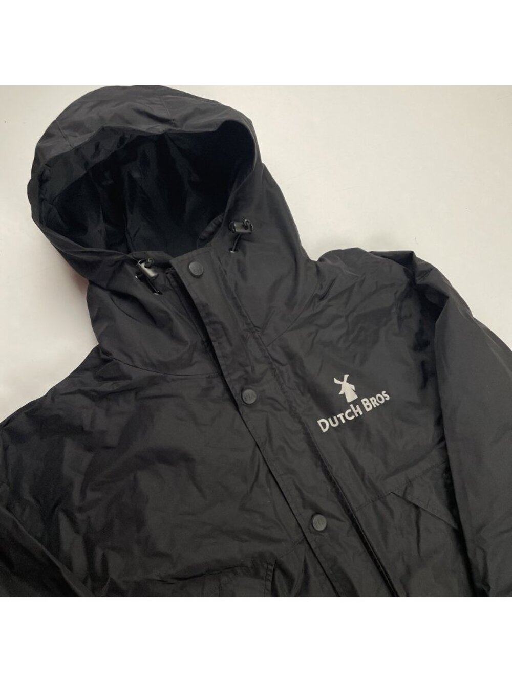 Dutch Bros Employee Jacket Men’s M Hooded Zip In Fleece Vest by Port Authority